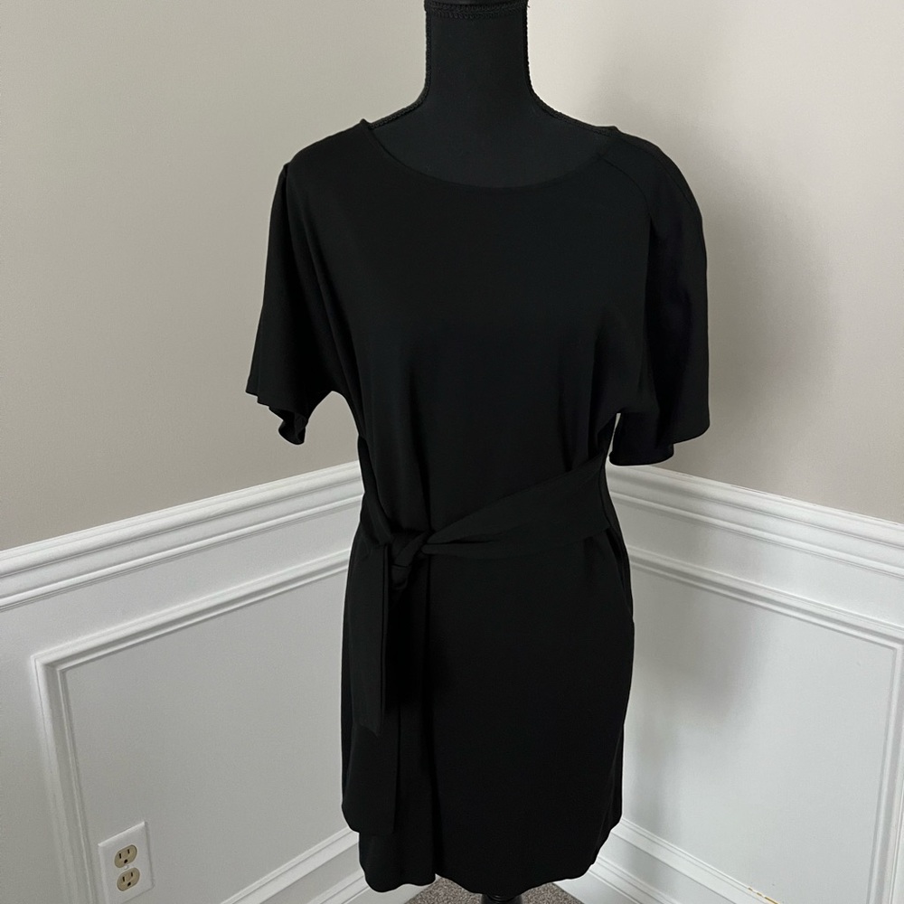 Express dress w/tie at waist